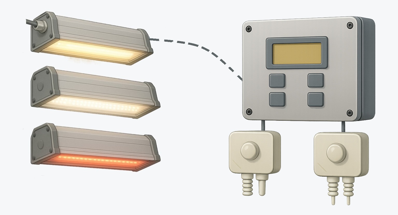 Автоматическое освещение на ферме